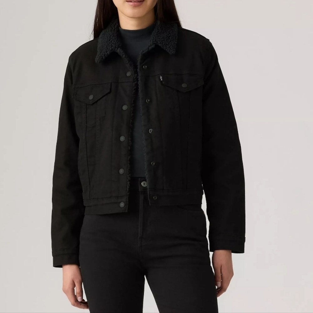Levi's Sherpa Trucker Denim Jacket